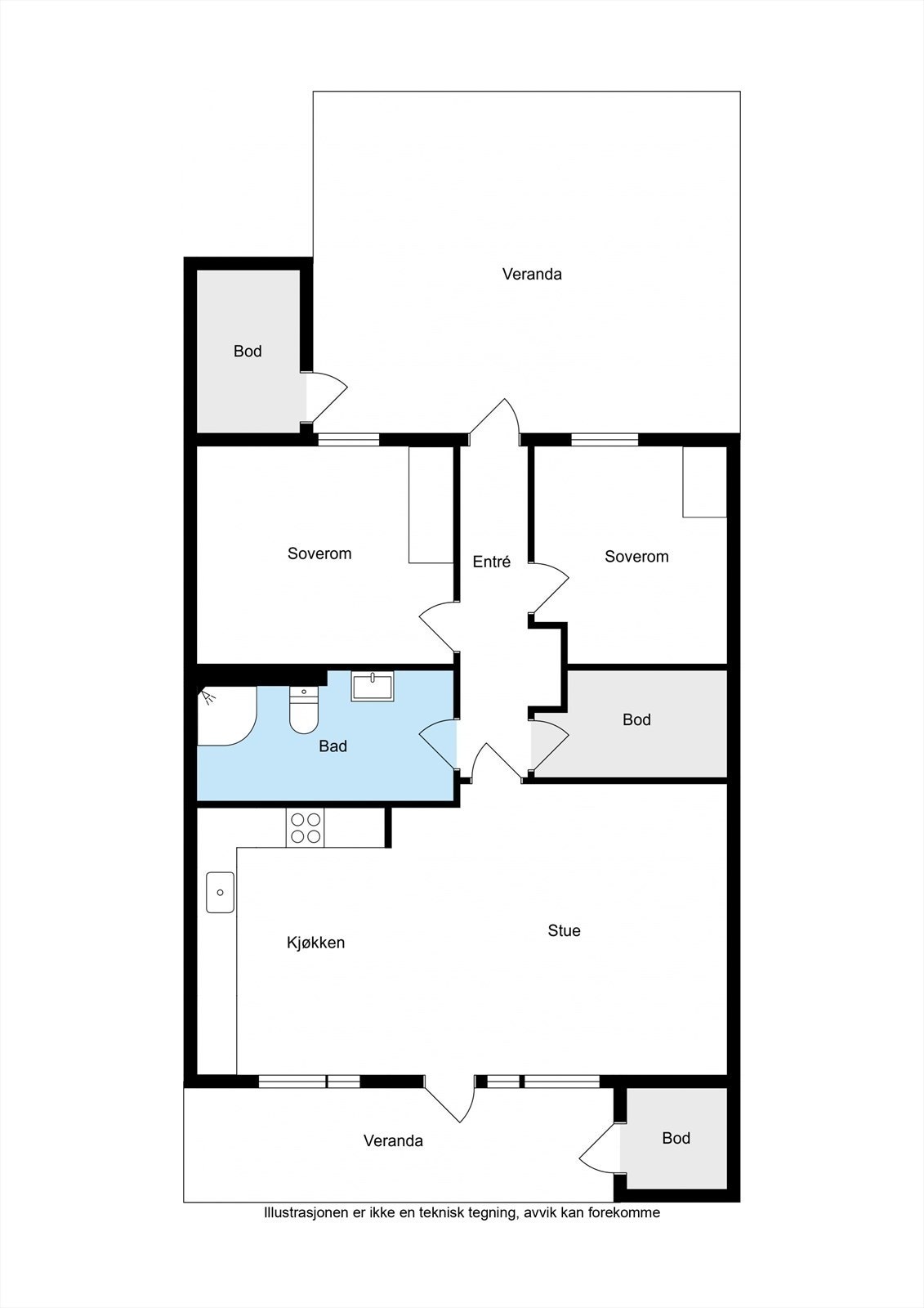 Planskisse Galleribilde