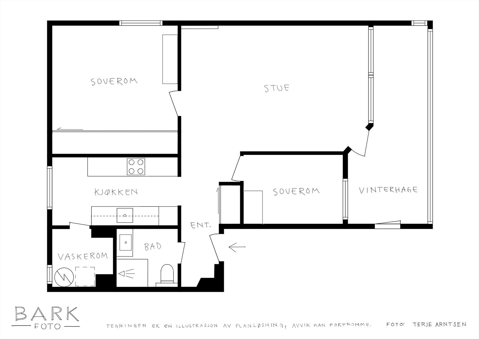 Plantegning Galleribilde