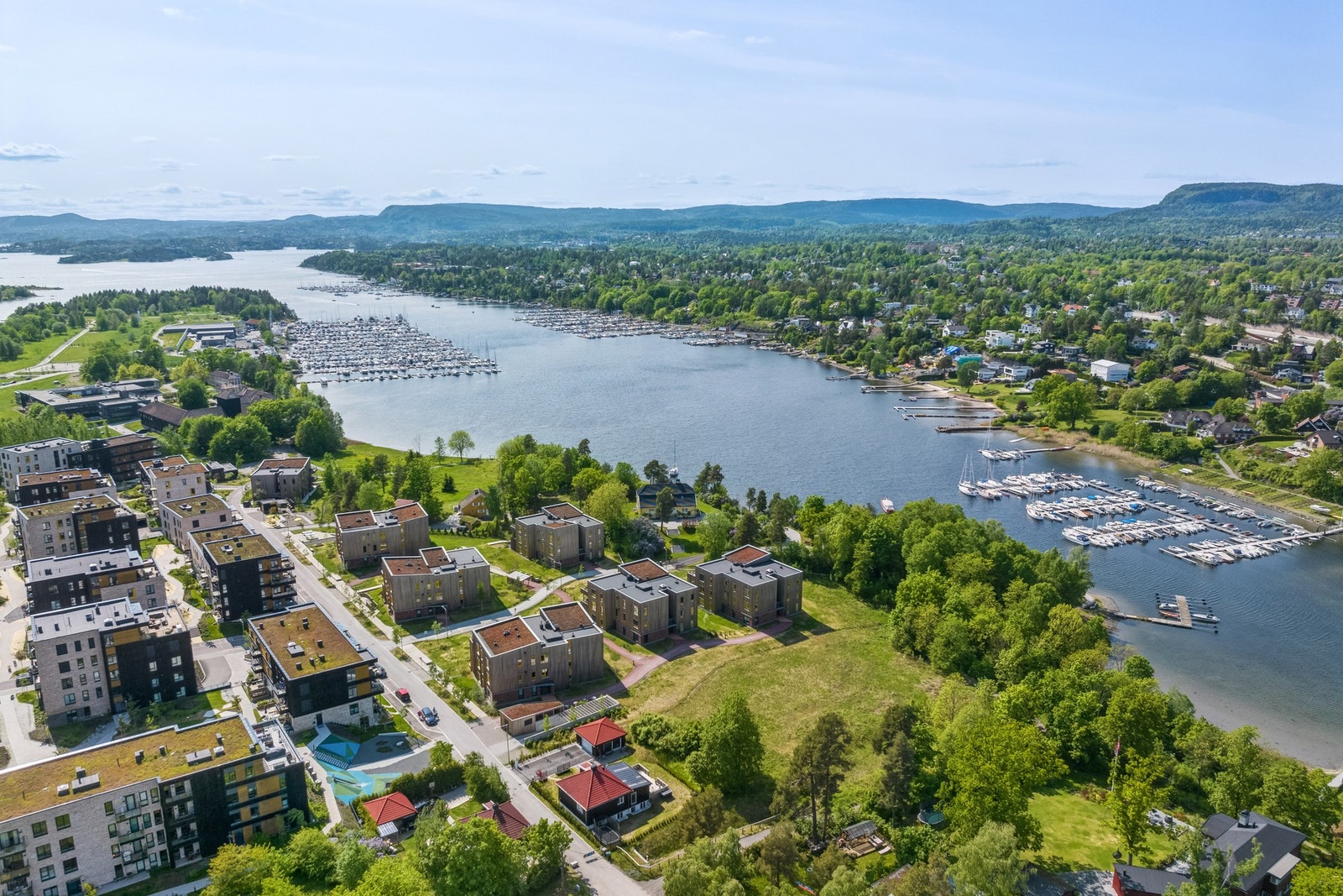 Fra leiligheten har man direkte adgang til Fornebus enorme turstinett Galleribilde