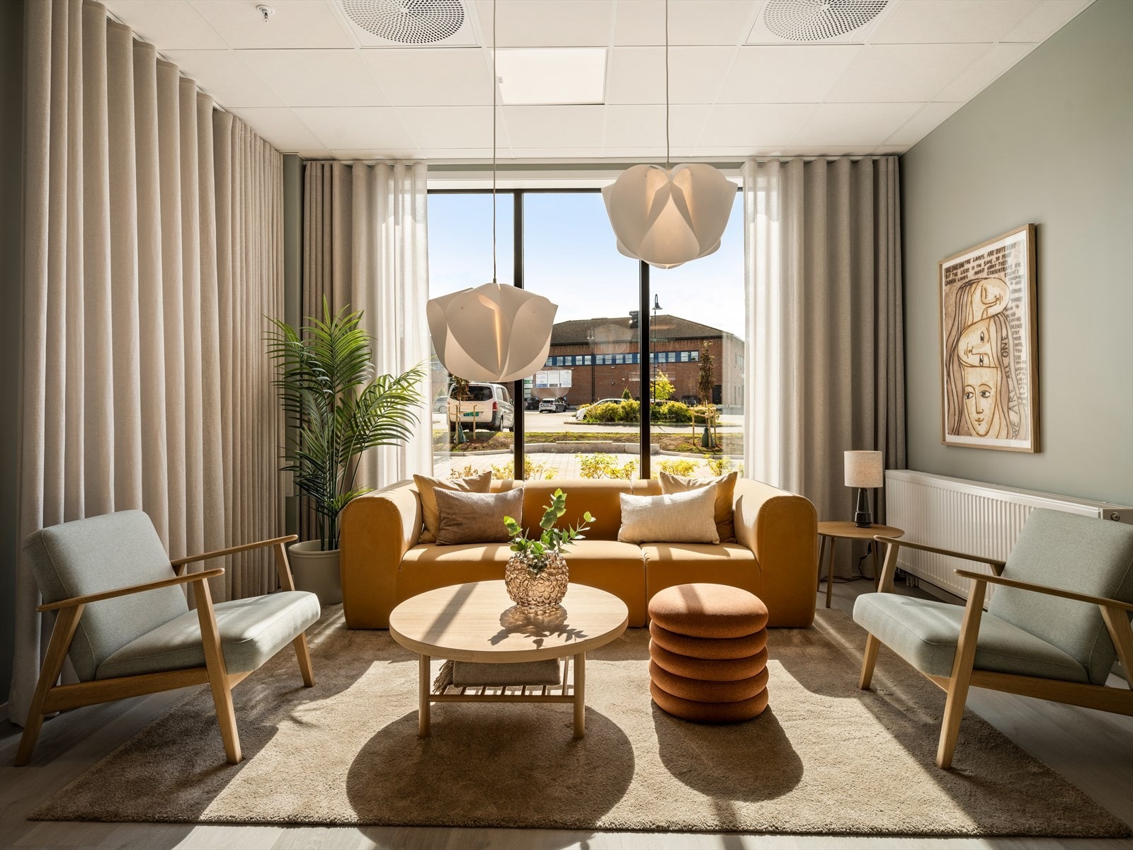 Hyggelig felles stue. Galleribilde