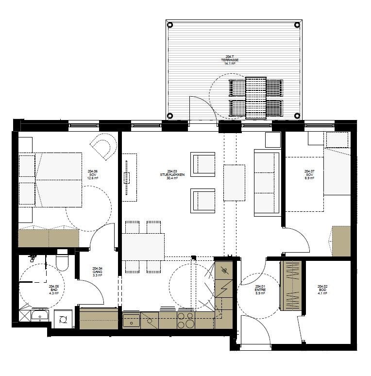 Plantegning Galleribilde