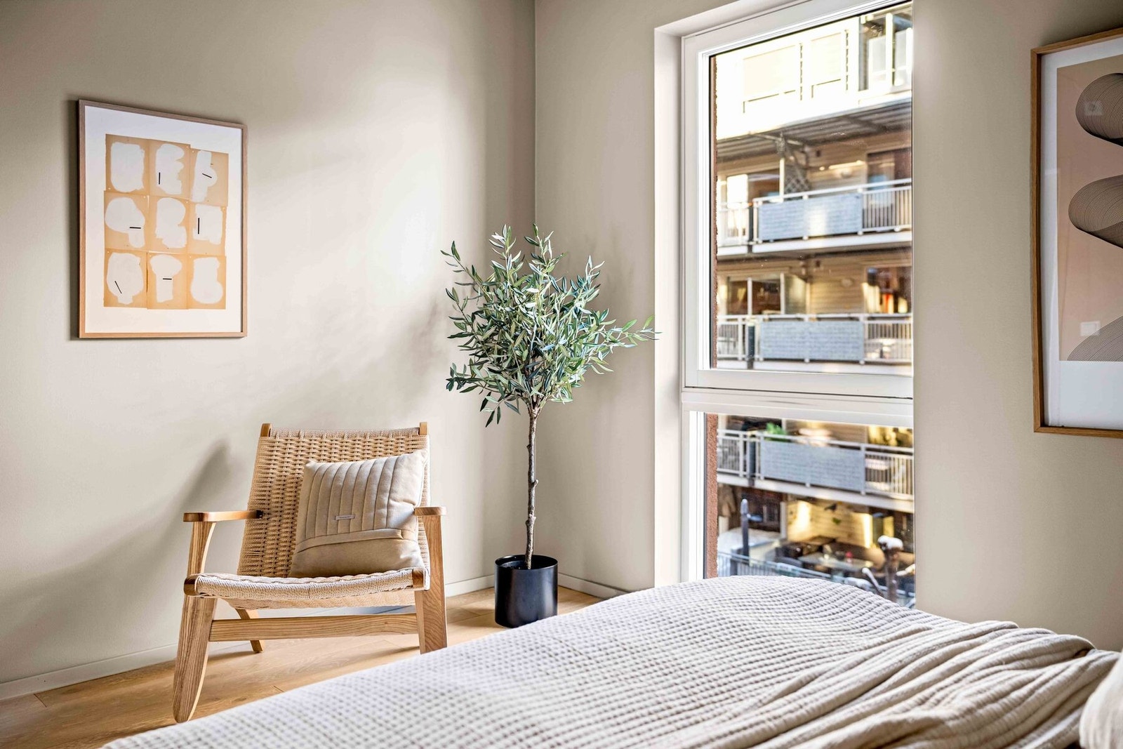 Alt ligger til rette for en fin start og avslutning på dagen her inne! Galleribilde