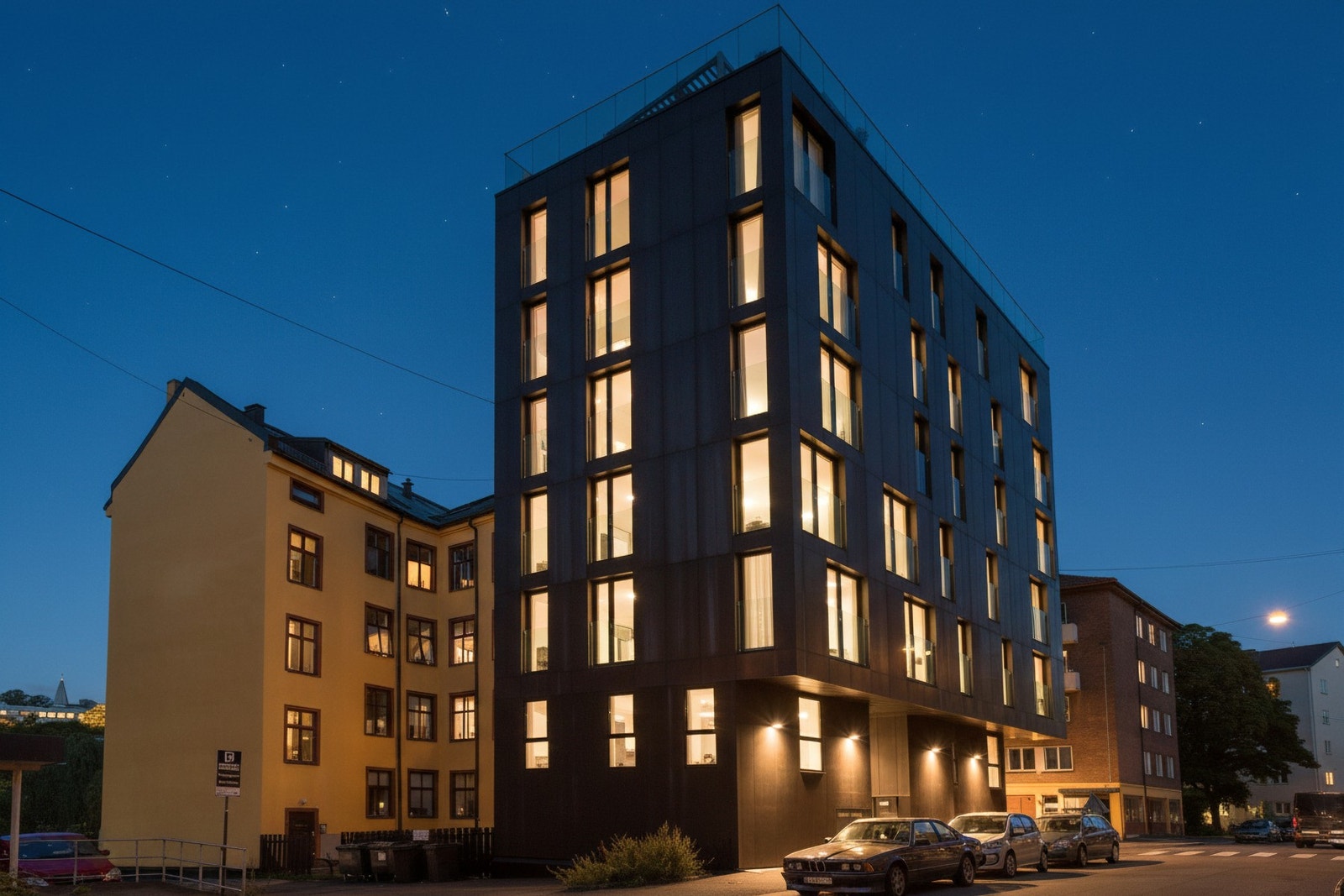 Kveldsbilde. Galleribilde