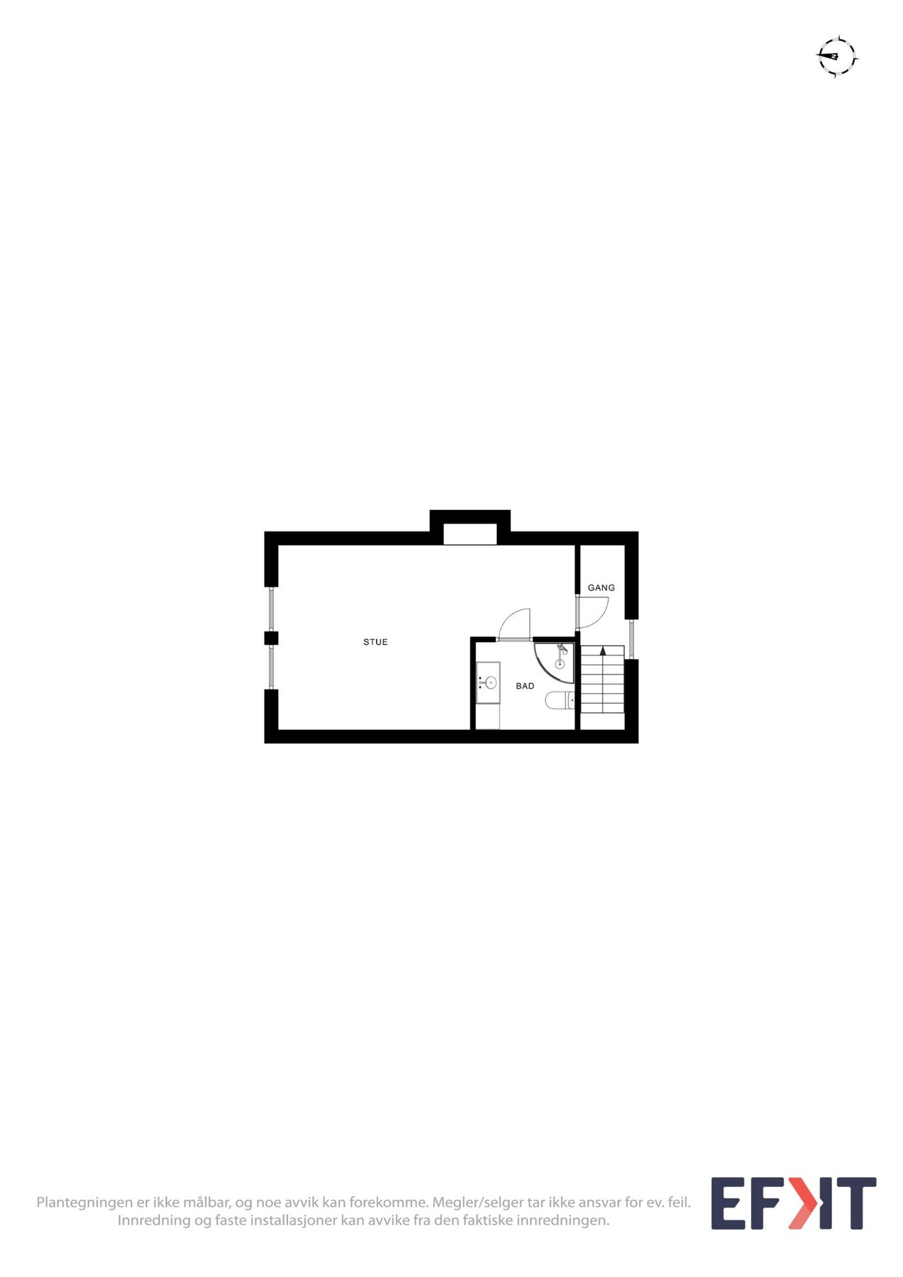 Plantegning - garasjeloft. Galleribilde