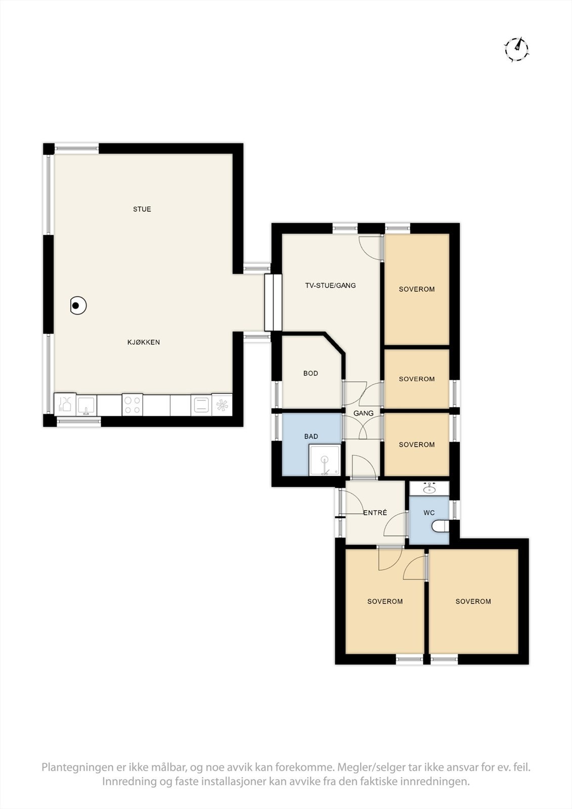 Plantegning Galleribilde