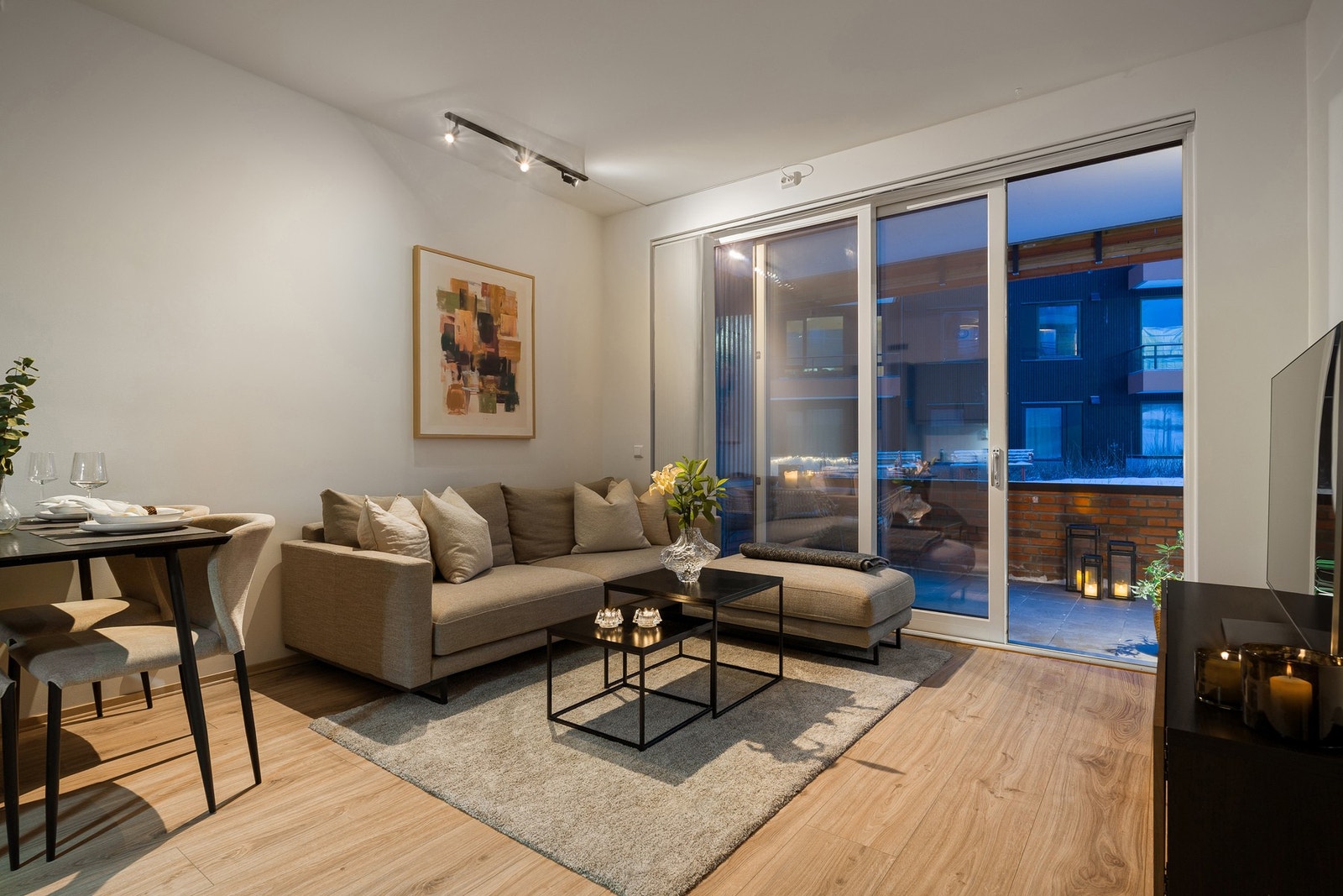 Leiligheten er på hele 46 kvm BRA og har en praktisk planløsning. Galleribilde