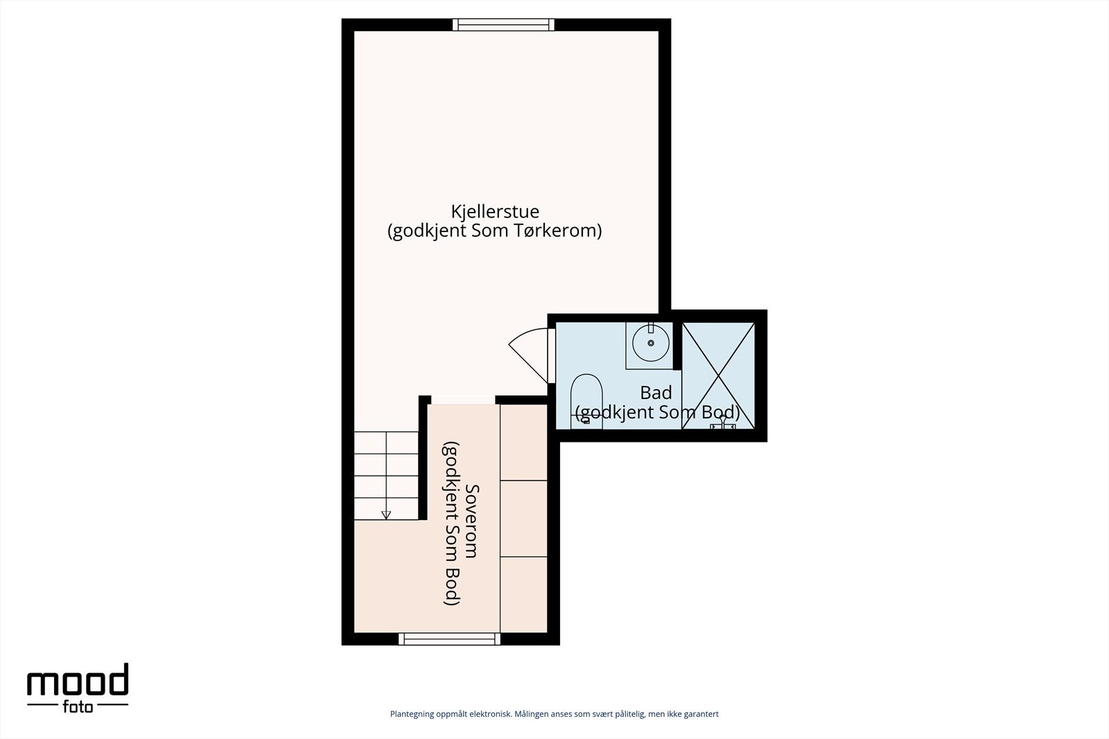 Plantegning underetasje. Galleribilde