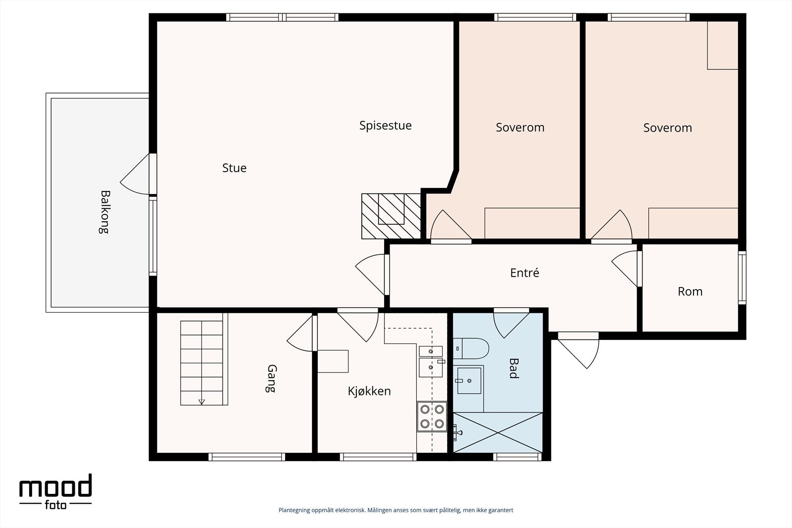 Plantegning 1. etasje. Galleribilde