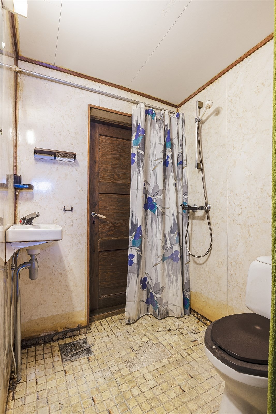 Bod i underetasje er innredet som bad, dette rommet er på 2,1m². Galleribilde