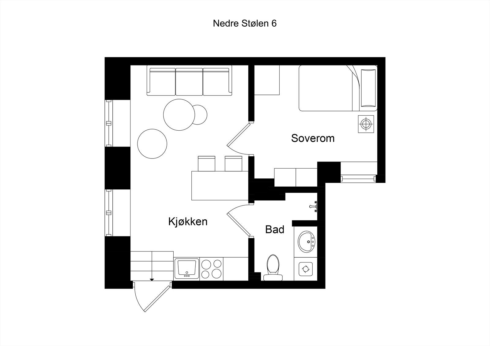 Plantegning Galleribilde