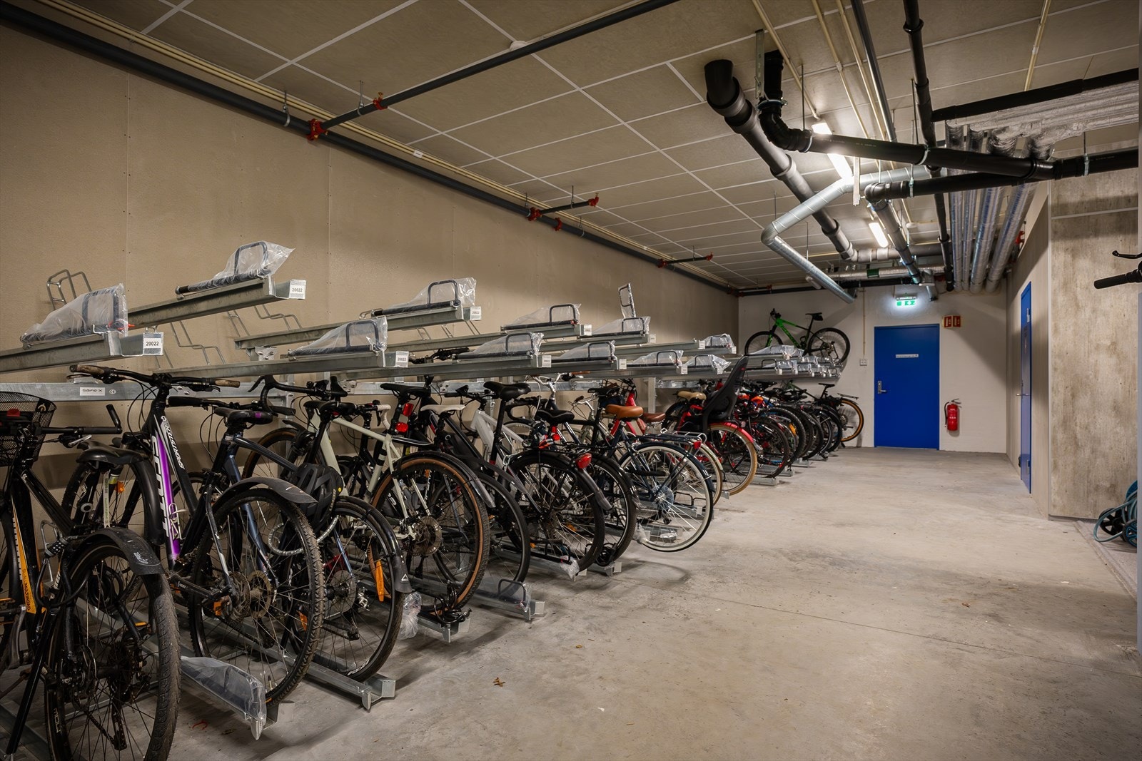 Egen sykkeparkering. Galleribilde