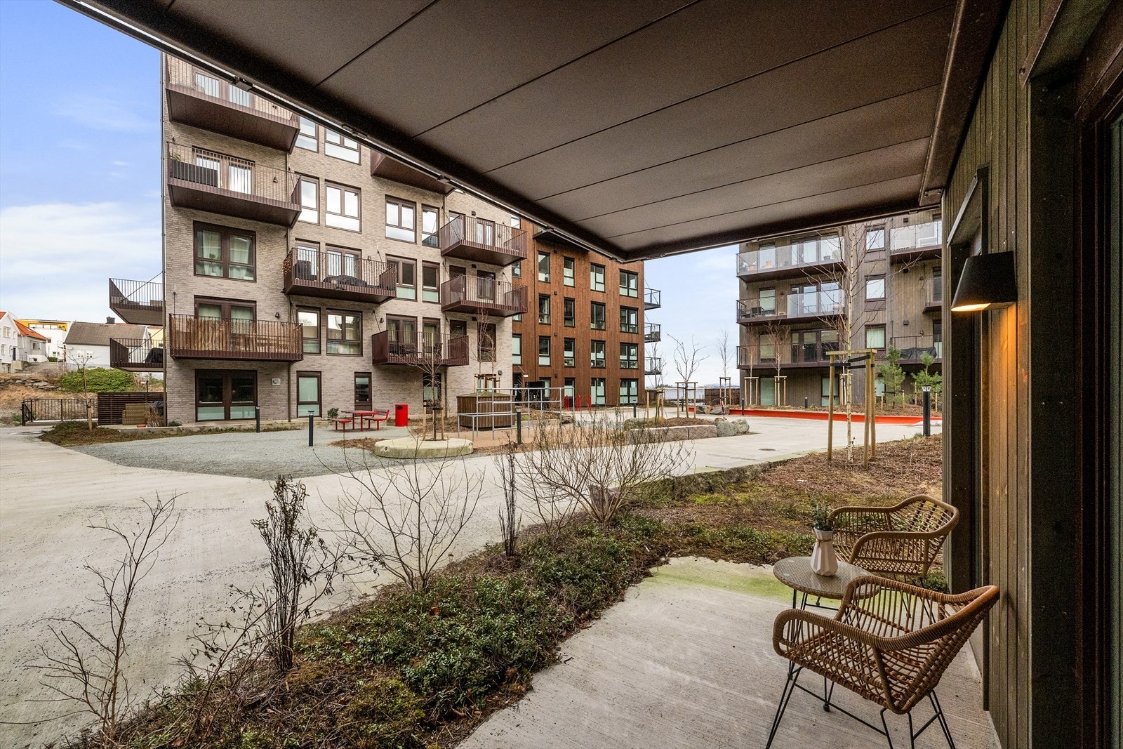 Utgang til terasse. Galleribilde