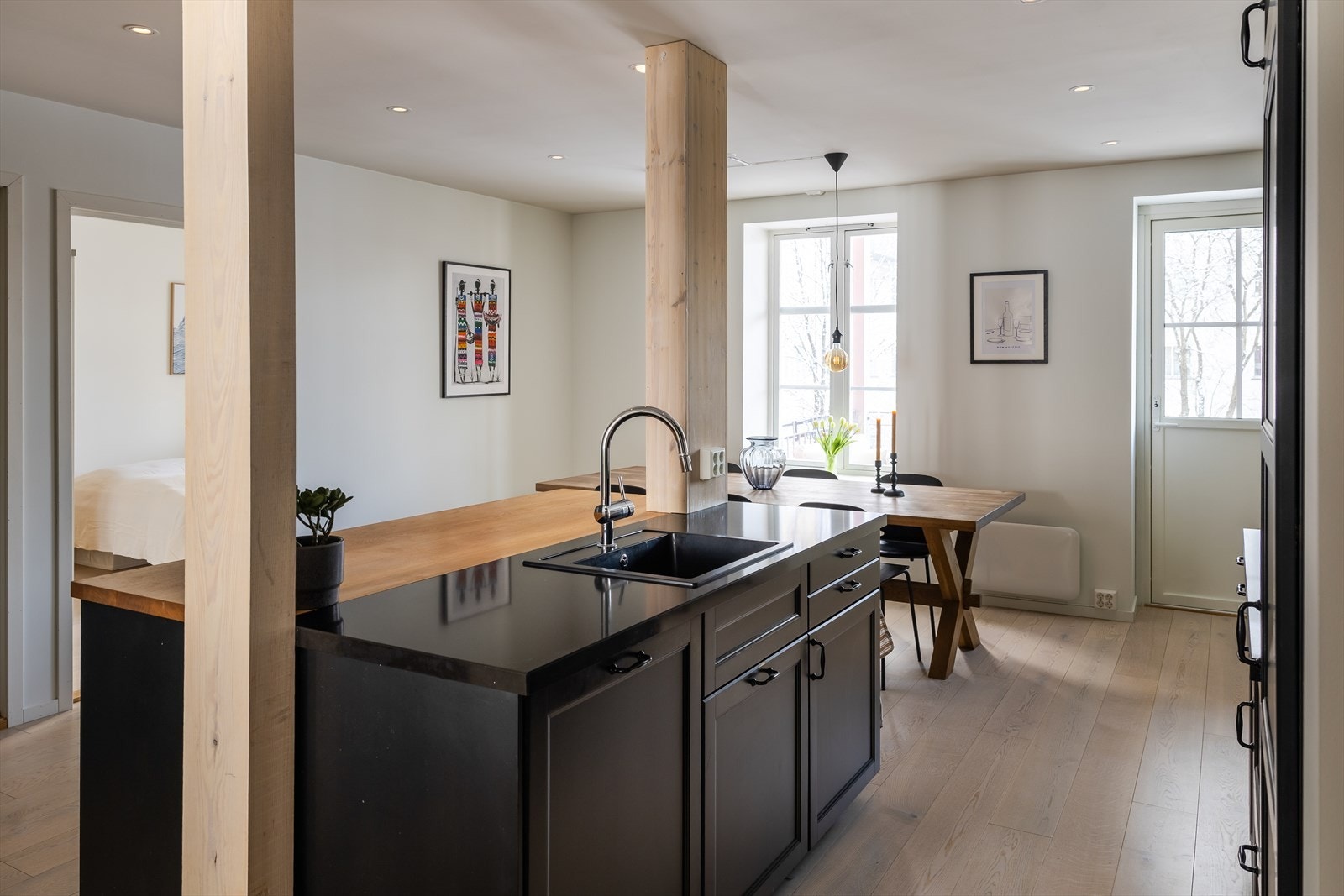 Det er mekanisk avtrekk på kjøkkenet. Galleribilde