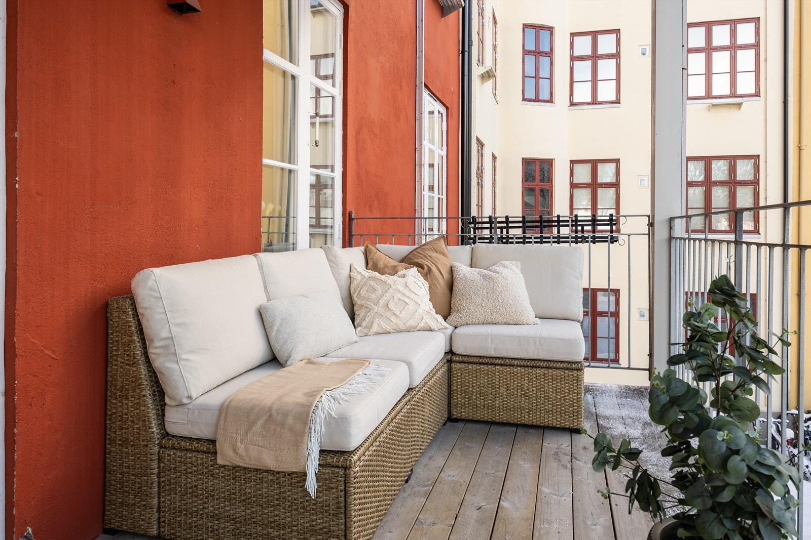 Verandaen er overbygd. Galleribilde