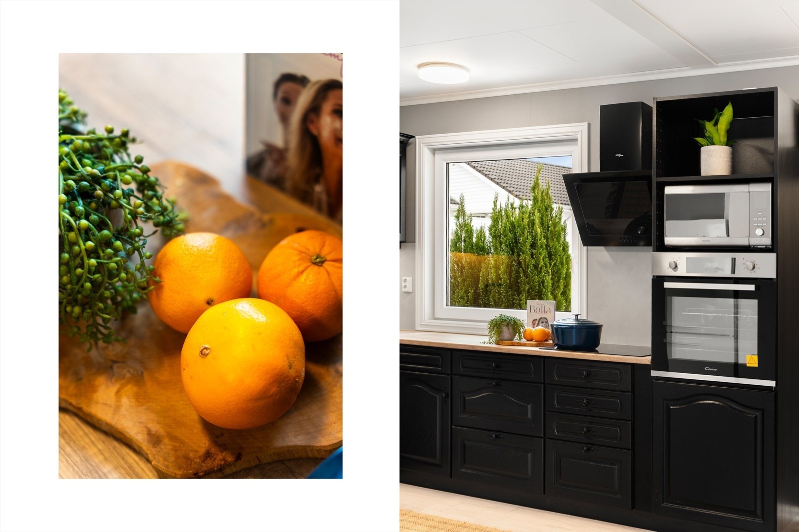 Kjøkkenet er oppgradert med nye benkeplater, ny vask og blandebatteri, ny platetopp, ny stekeovn og ny kjøkkenvifte Galleribilde