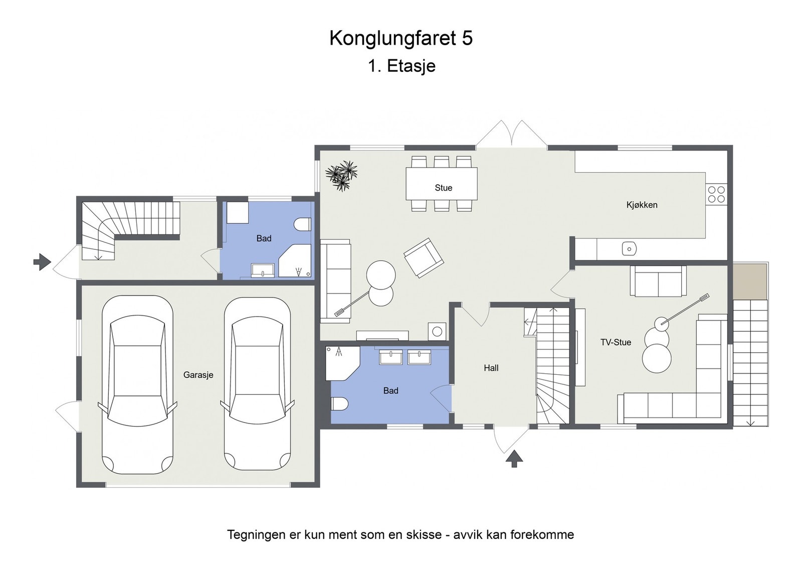 Plantegning Galleribilde