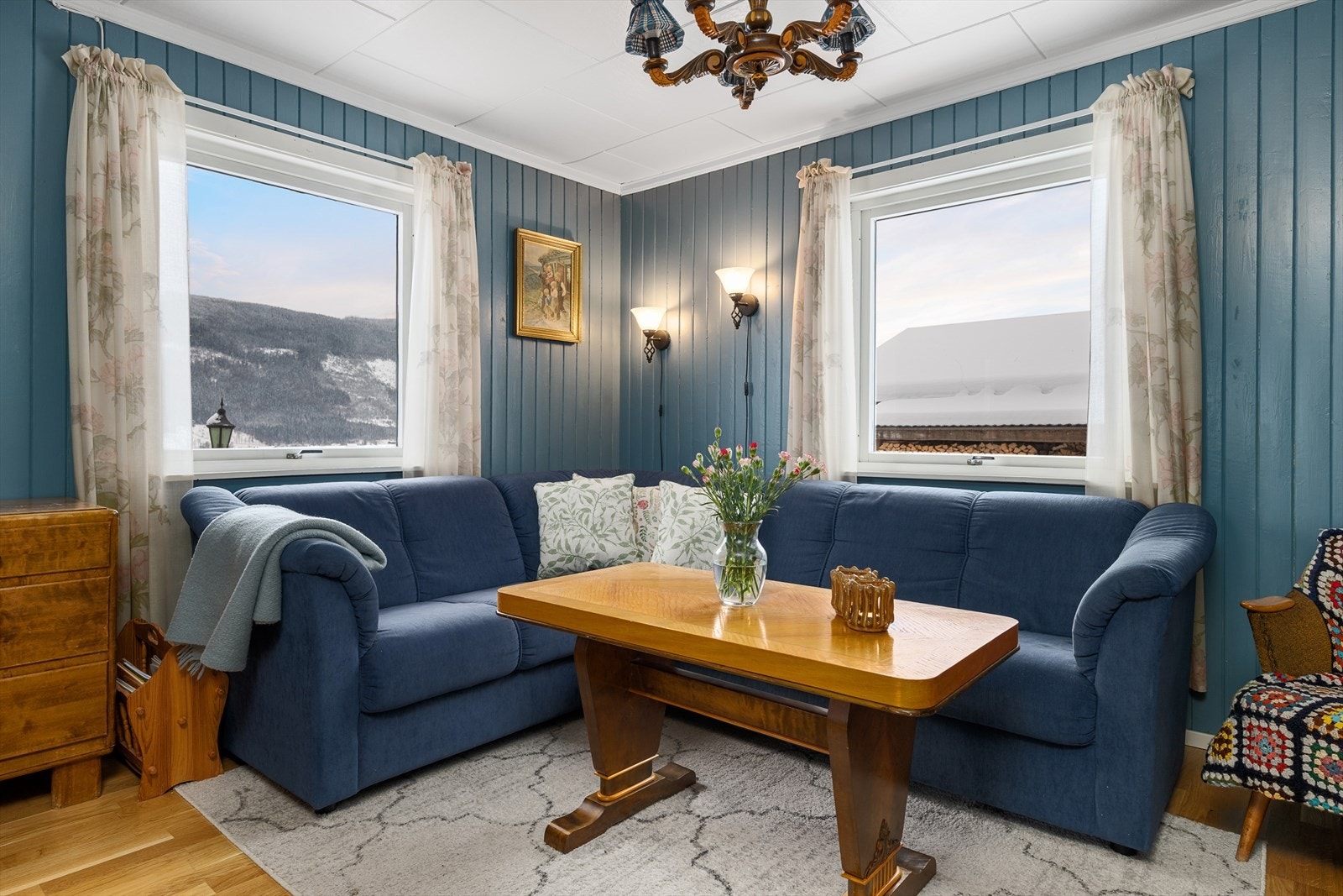 Godt med vindusflate i stuen. Galleribilde