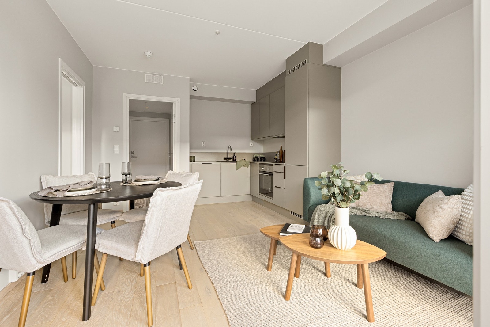 Delikate materialvalg og lyse farger Galleribilde