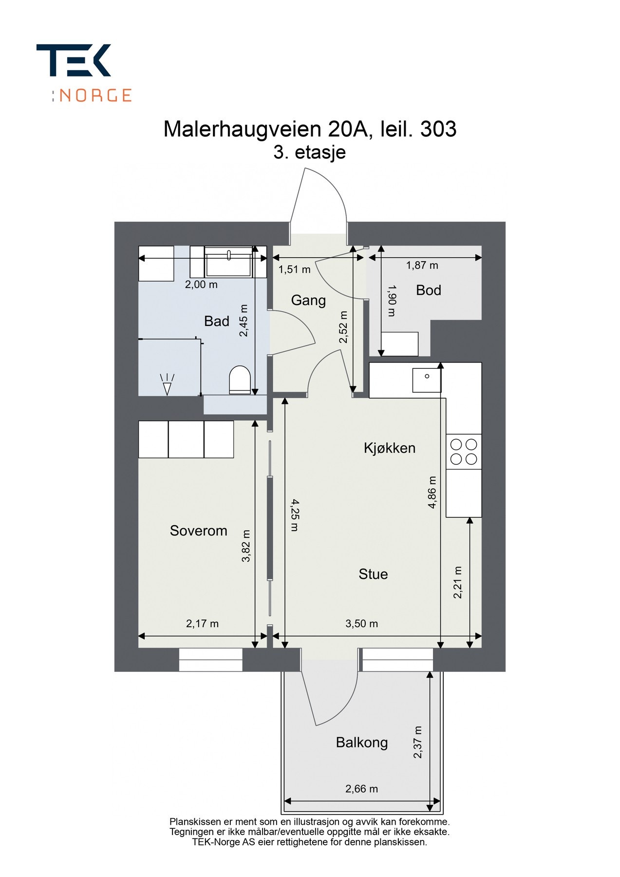 Plantegning Galleribilde