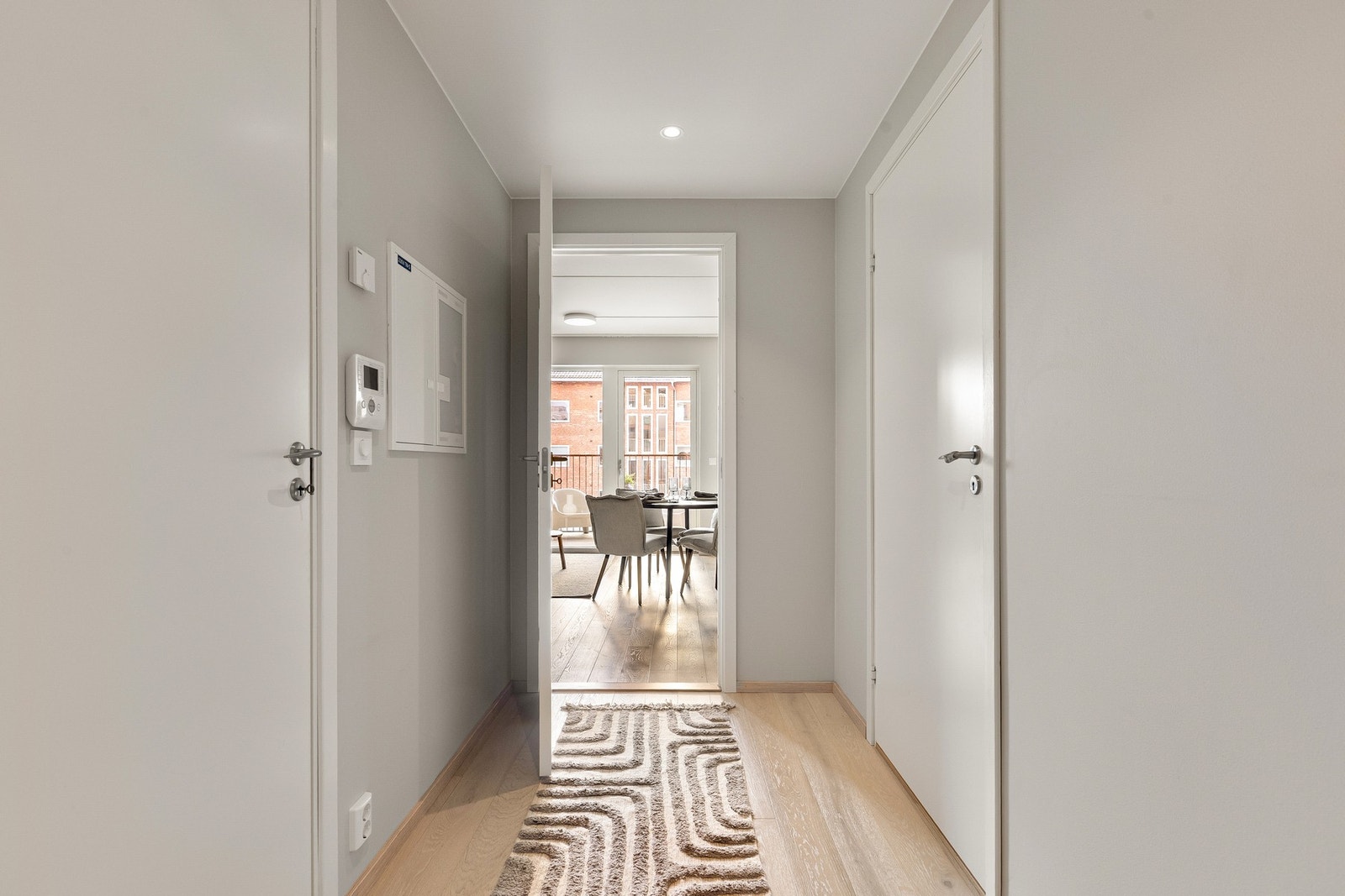 Lys og innbydende entré Galleribilde