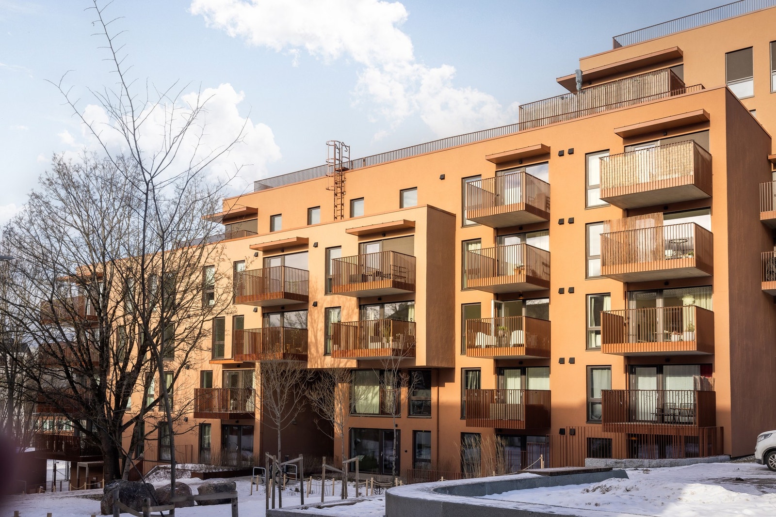 Fasade - Flott beliggenhet innerst i blindvei Galleribilde