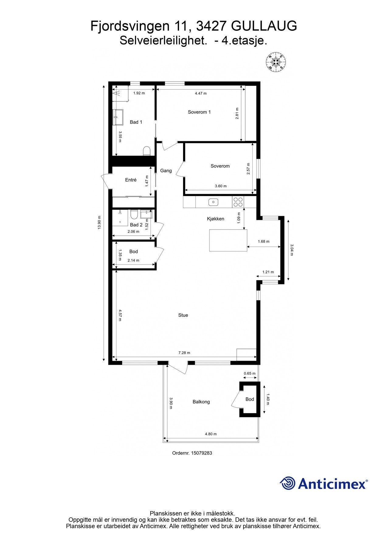 Plantegning Galleribilde