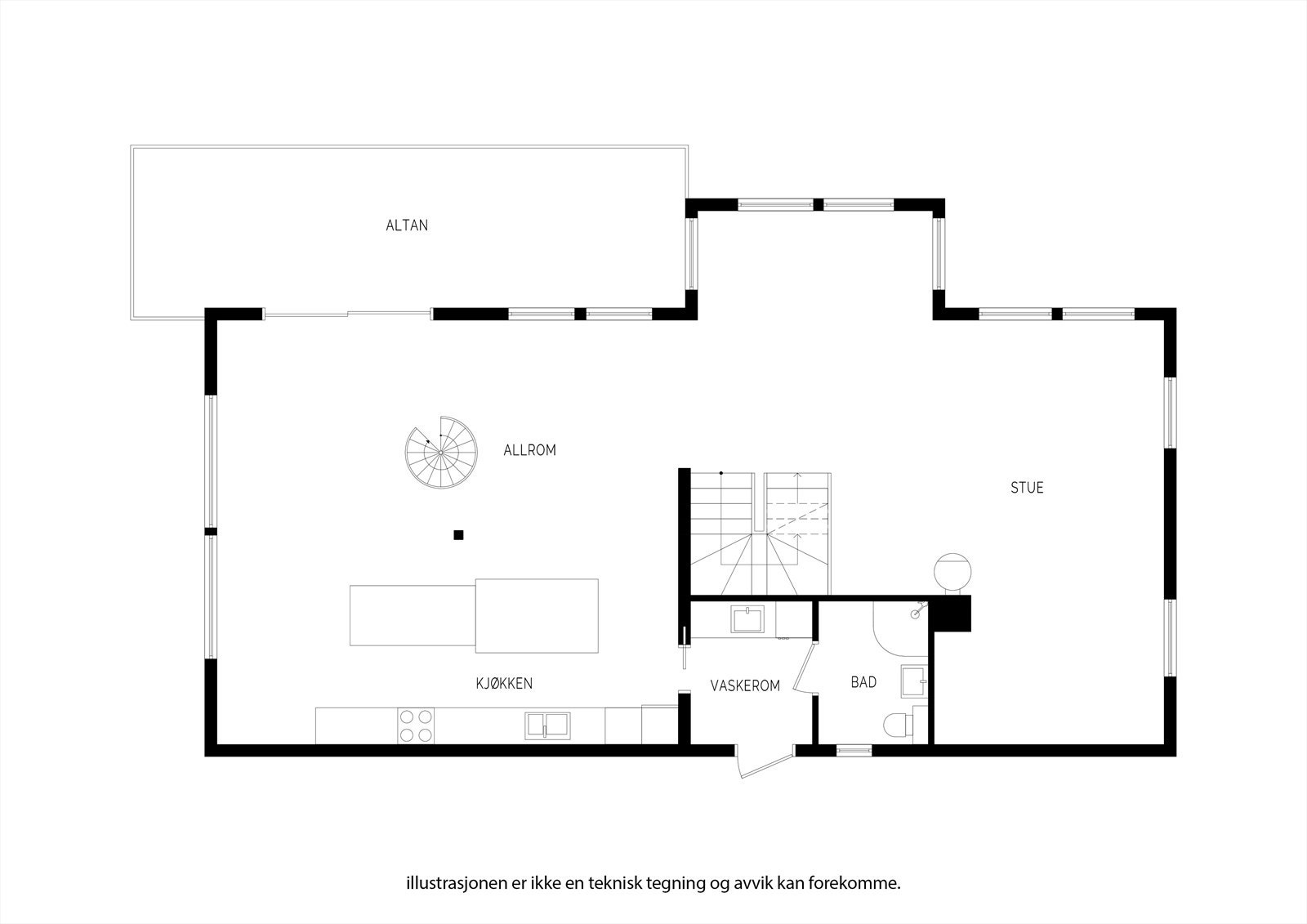 Planteging hovedetasje Galleribilde