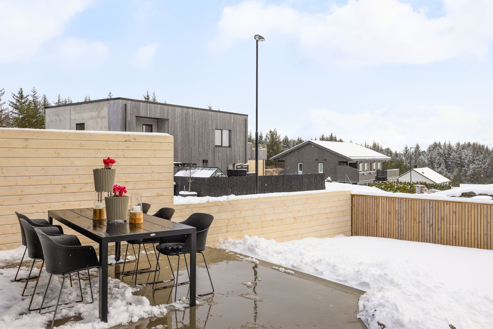 Denne terrassen måler 30 m². Galleribilde