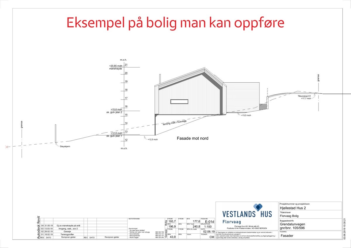 Eksempel fra tidligere rammetillatelse Galleribilde