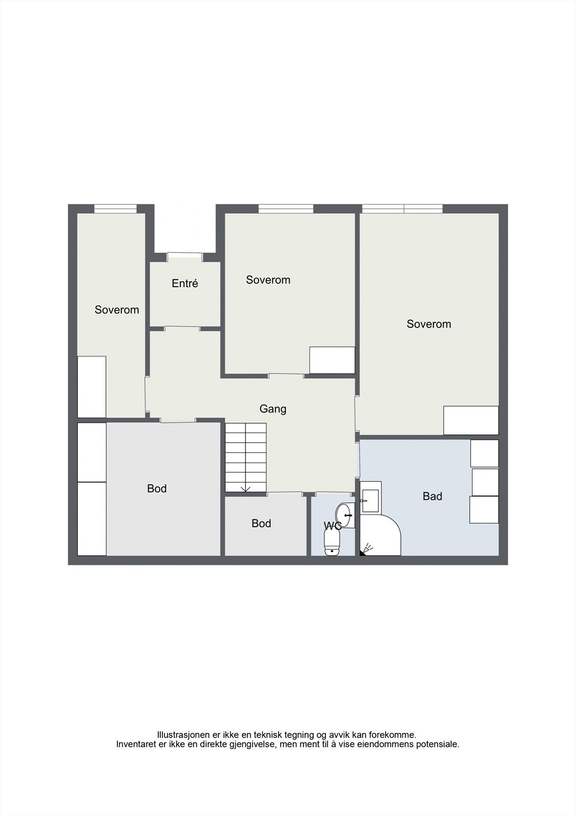 Plantegning. Galleribilde