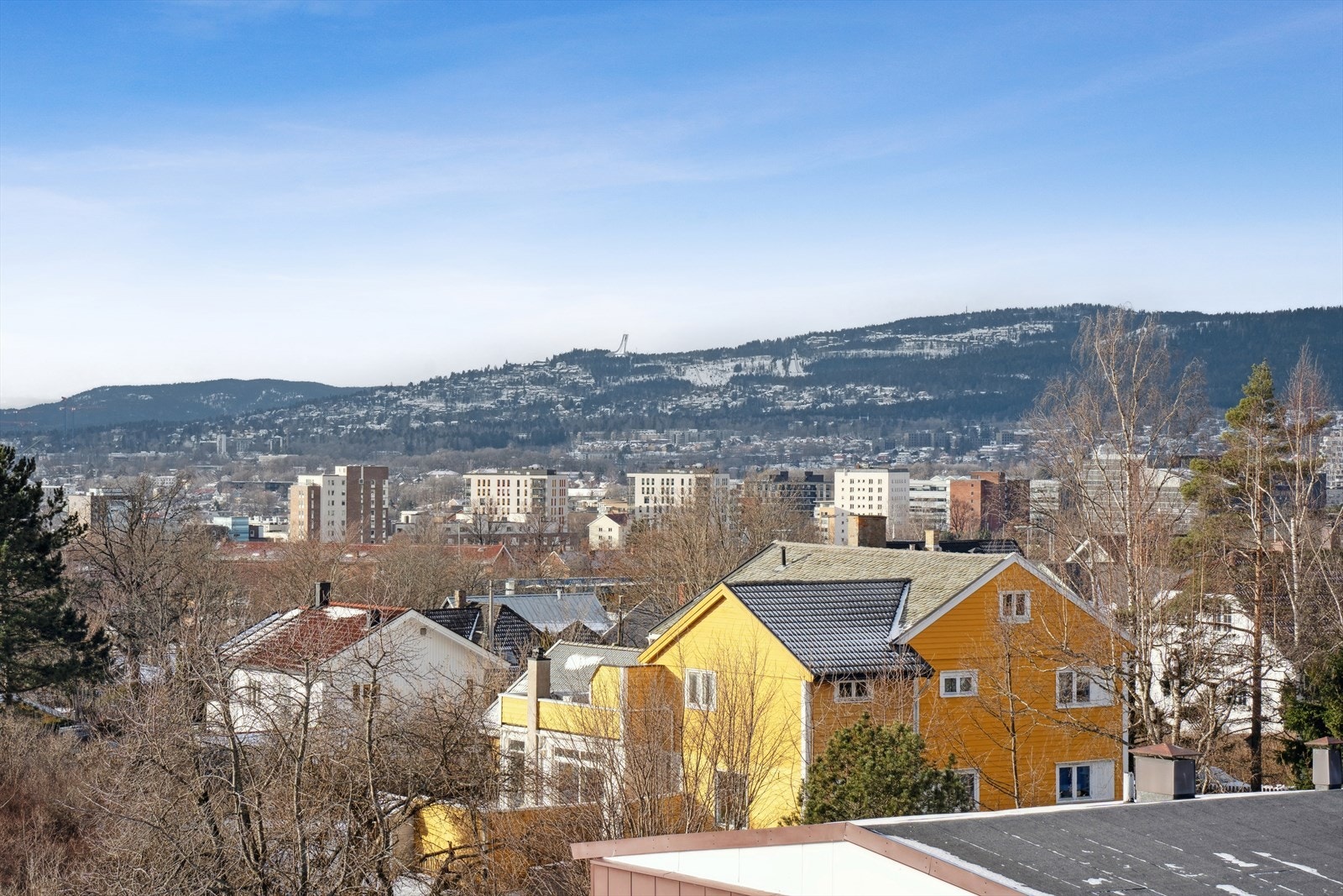 Utsikt fra balkongen Galleribilde