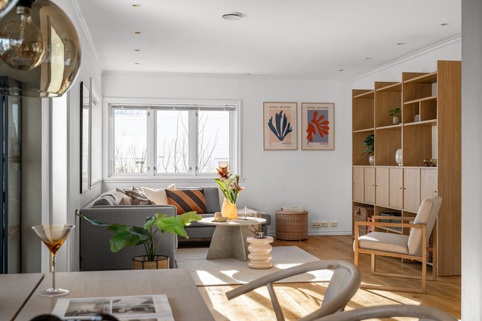 Etasjen har parkett på alle gulv, med unntak av badet. Galleribilde