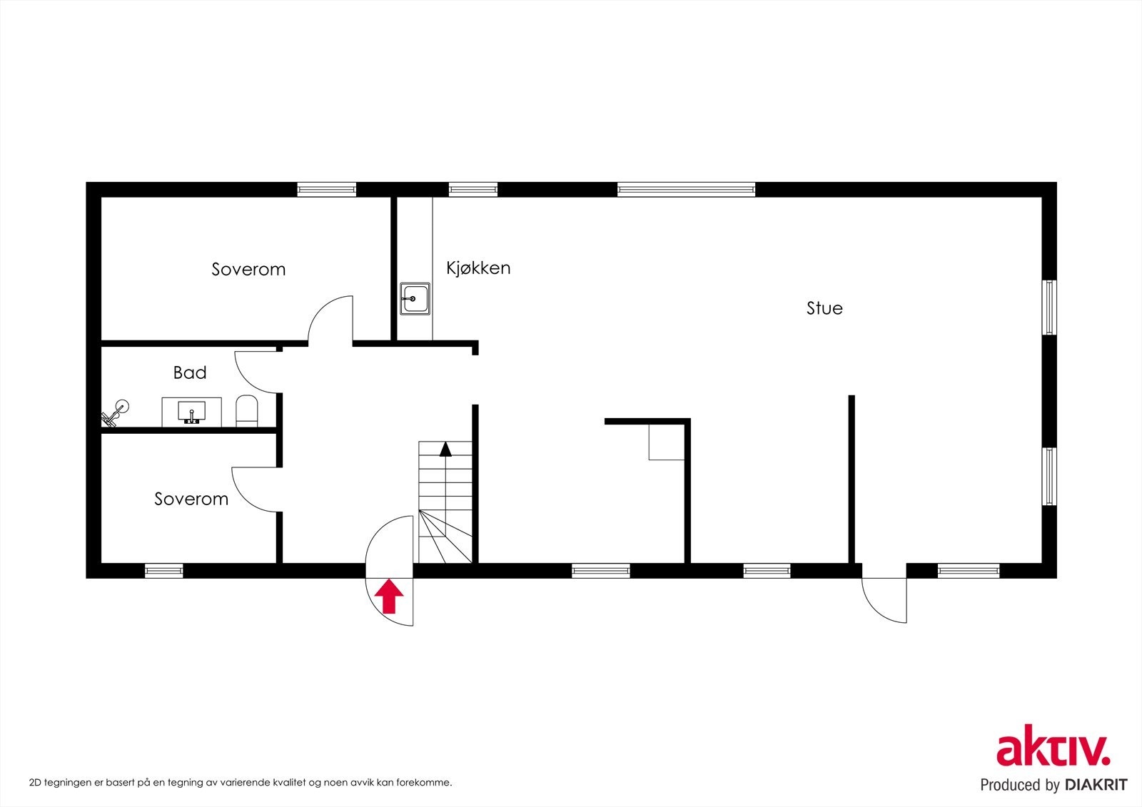 Plantegning. Galleribilde