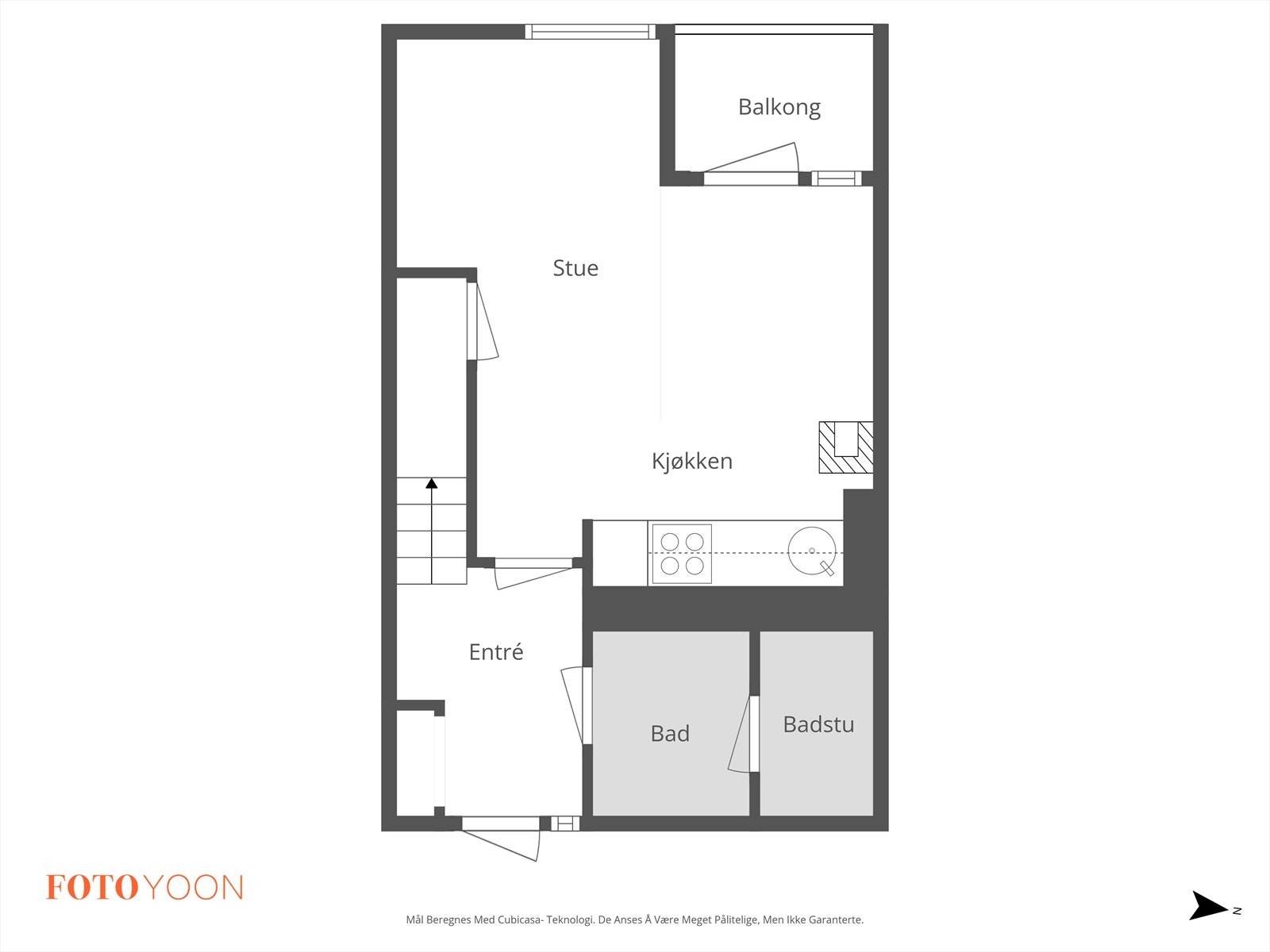 Plantegning hovedetasje Galleribilde