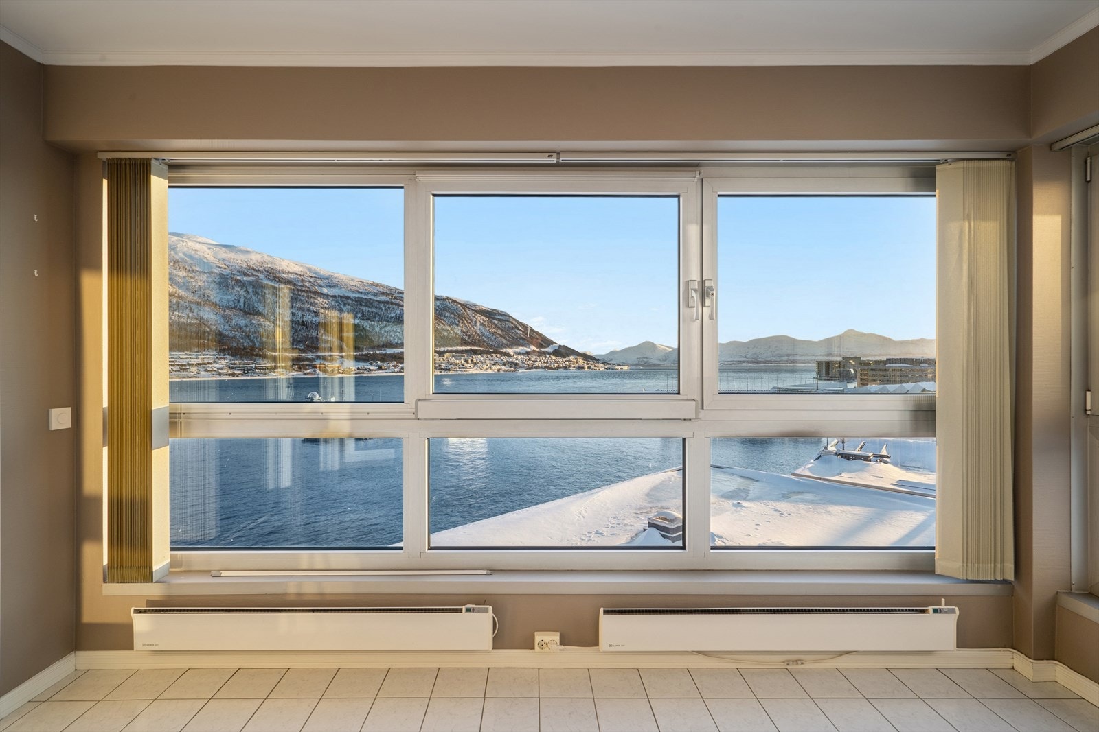 Vinterhagen blir en naturlig forlengelse av leiligheten. Galleribilde