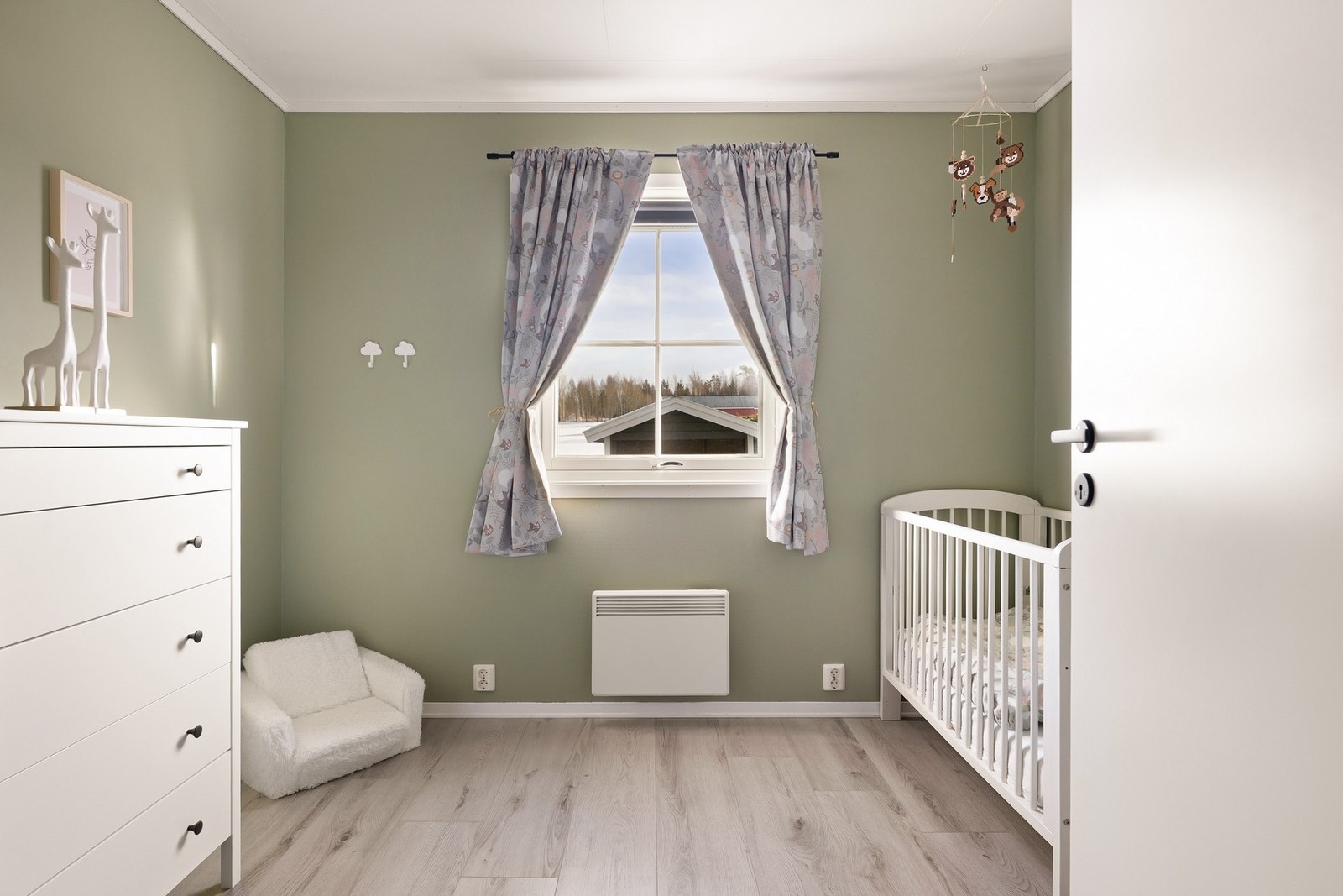 Malt i en deilig grønntone Galleribilde