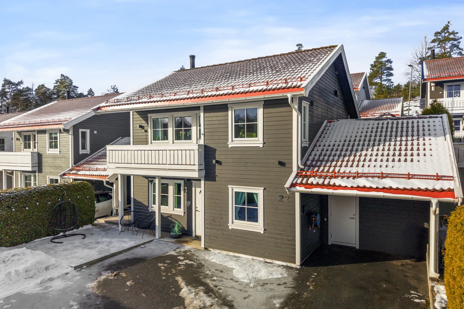 En flott enebolig i rekke, perfekt for familien på fire Galleribilde