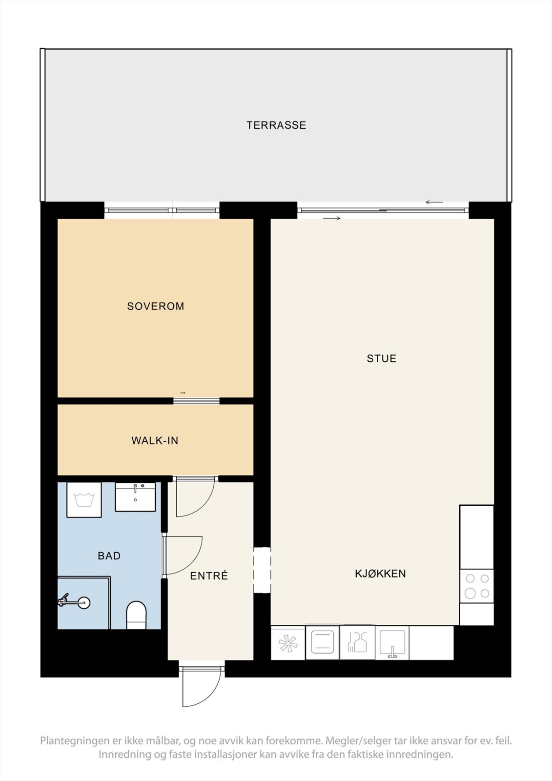 Plantegning Galleribilde