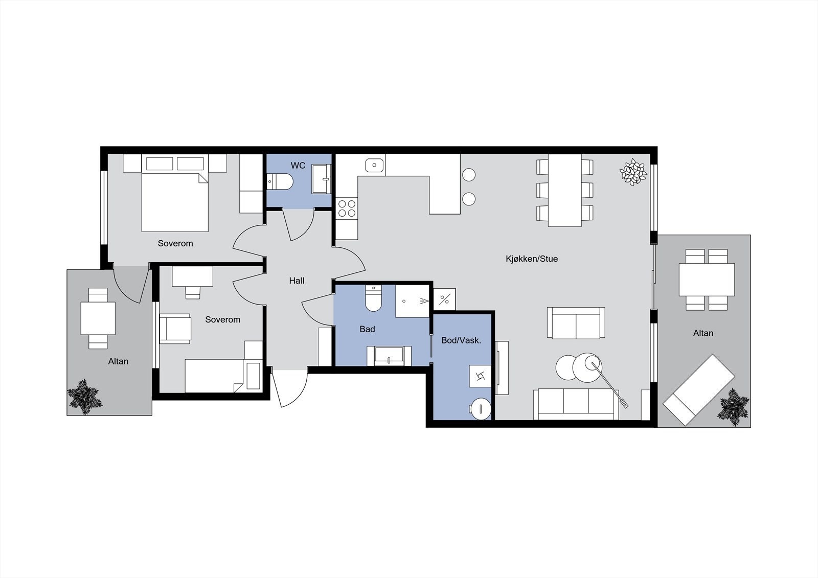 Plantegning. Galleribilde