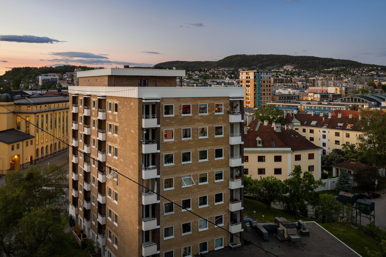 Dronebilde. Galleribilde