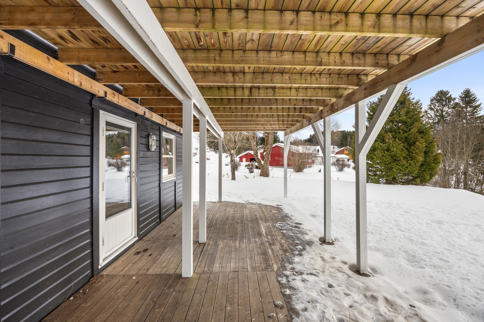 Markterrassen måler 28 kvm. Galleribilde