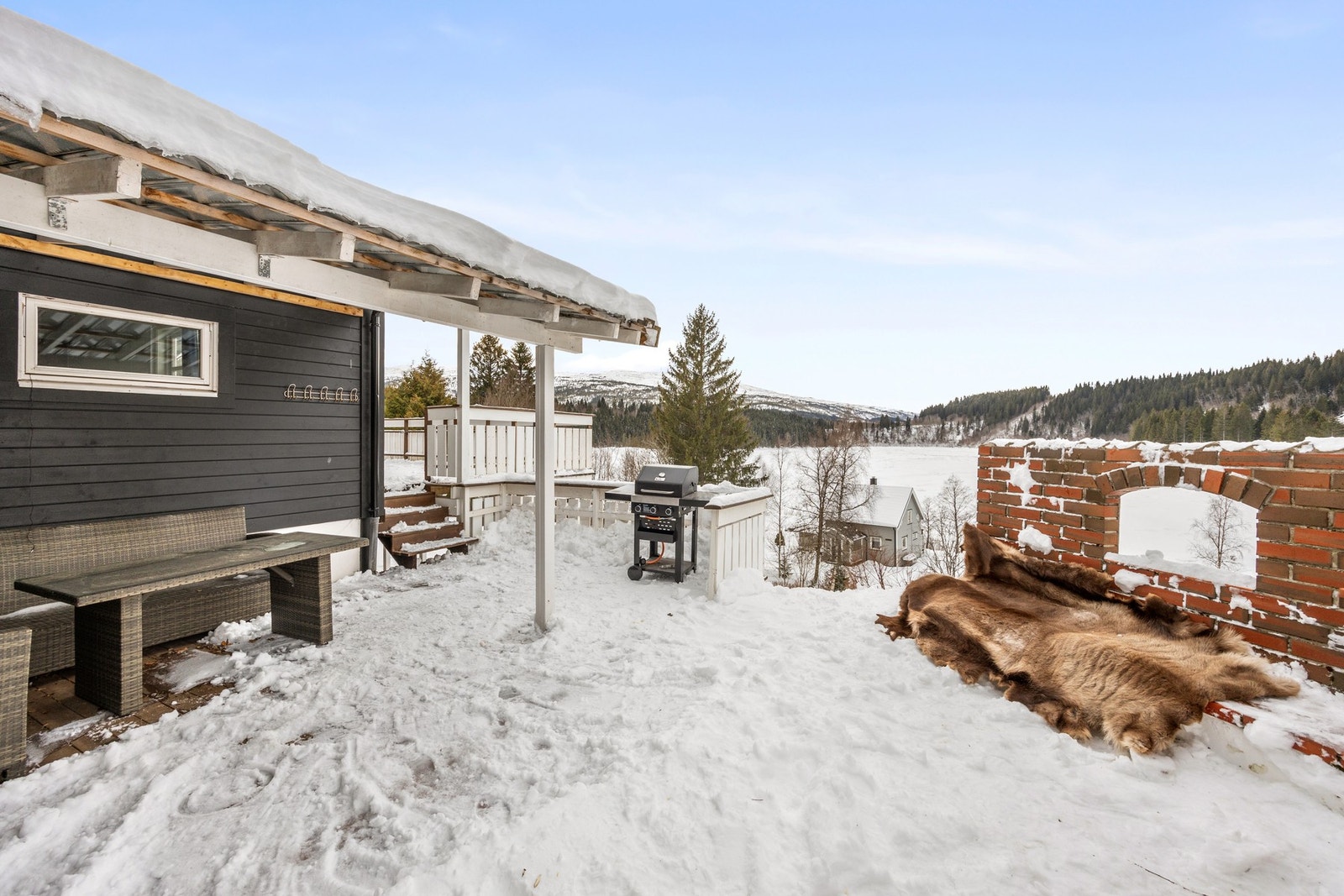 Hyggelig uteområde Galleribilde