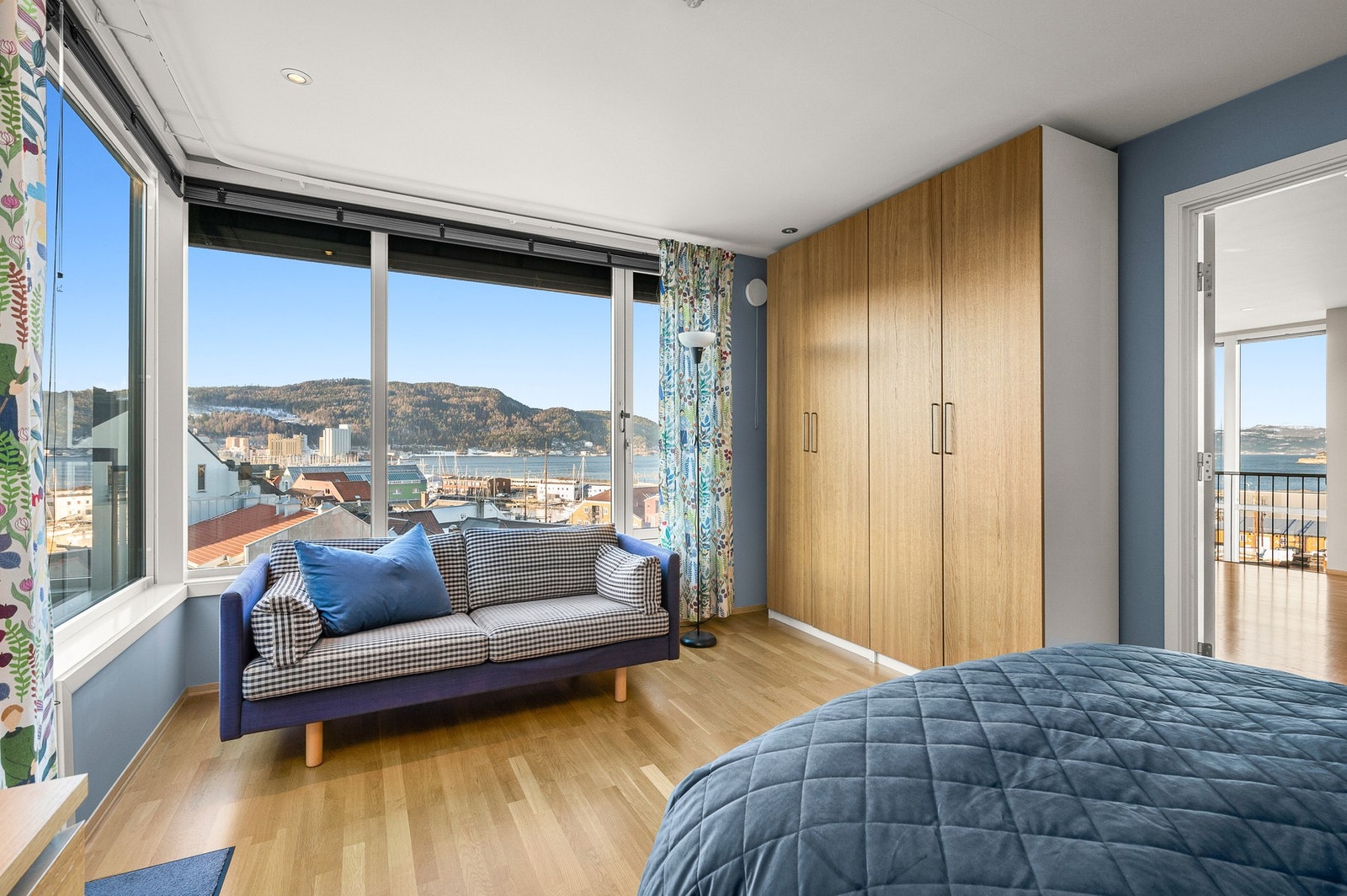 Her kan man våkne til denne flotte utsikten. Galleribilde