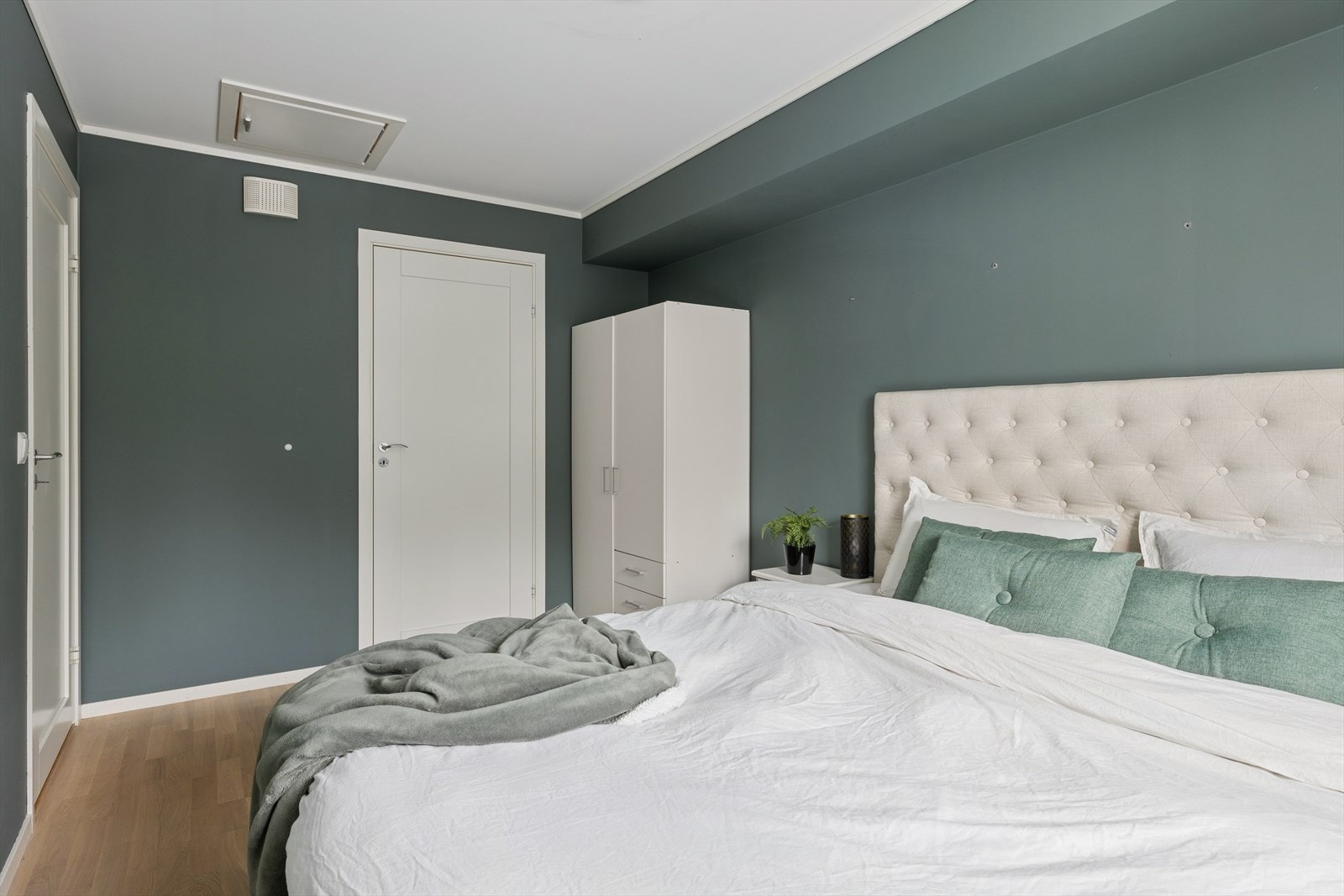 Her får du enkelt plass til dobbeltseng og det møblementet du ønsker. Galleribilde