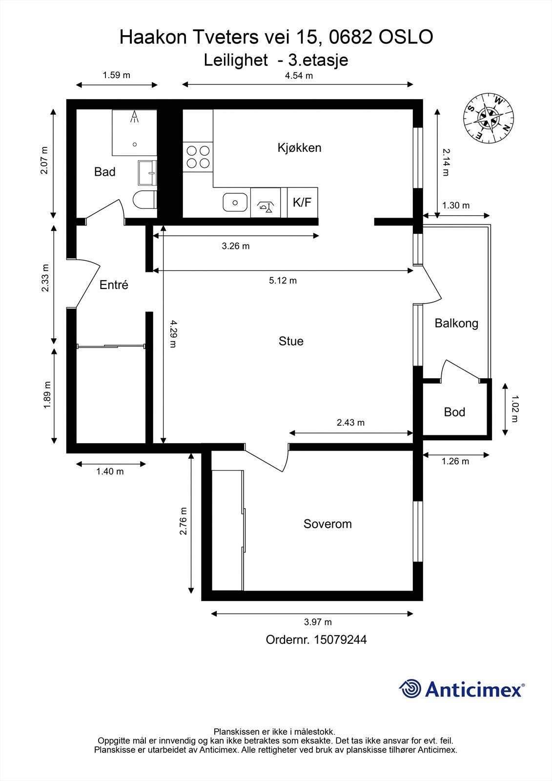 Plantegning Galleribilde