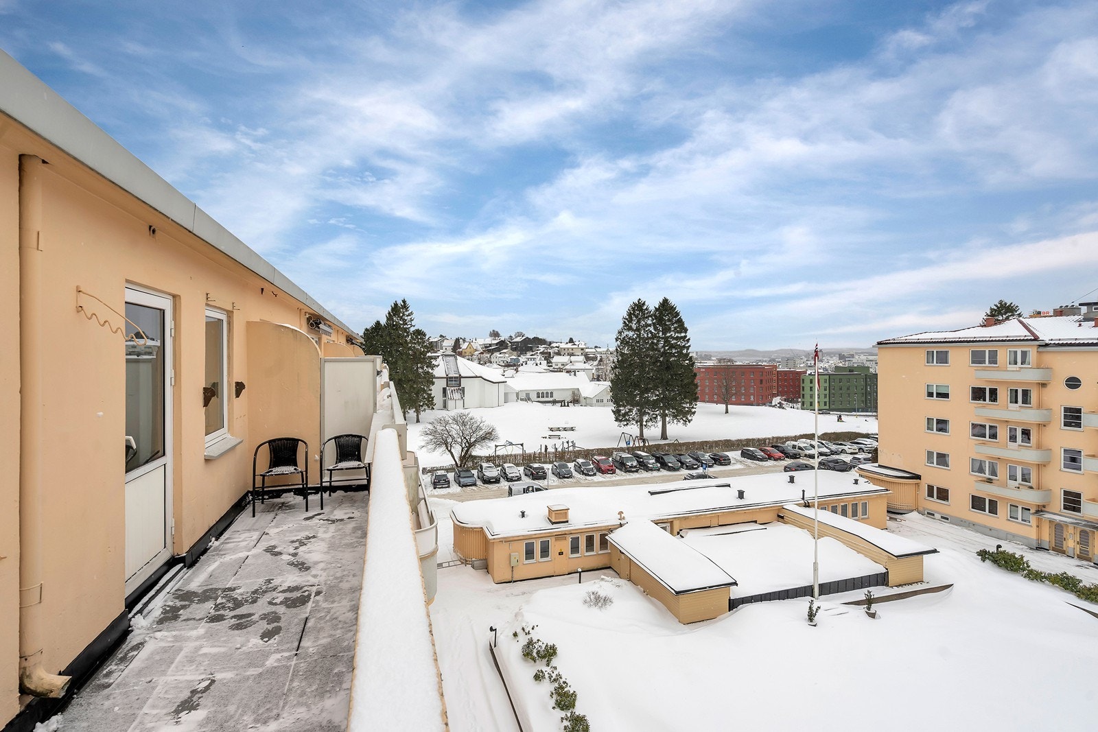 Vestvendt balkong Galleribilde