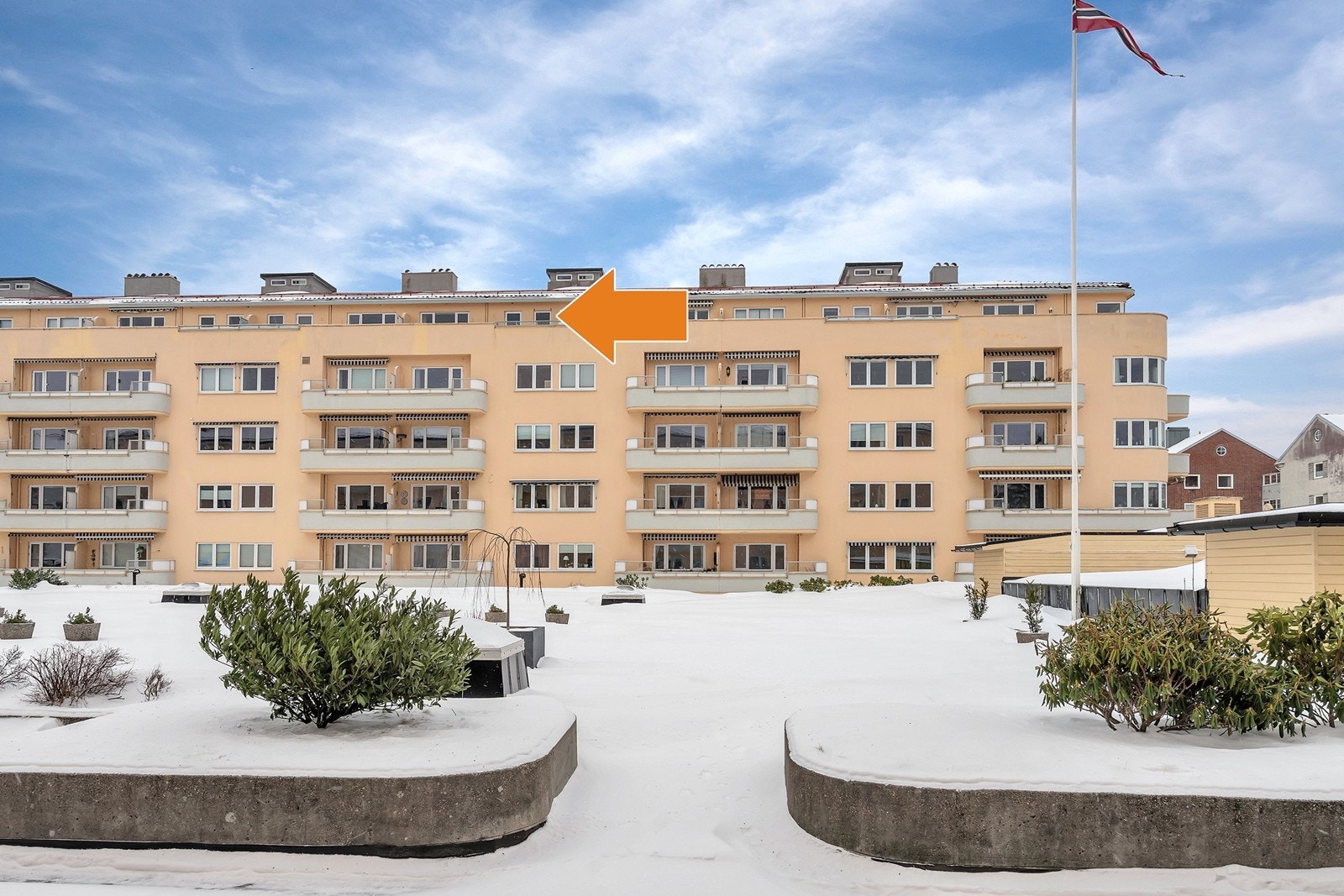 Pent opparbeidet fellesarealer Galleribilde