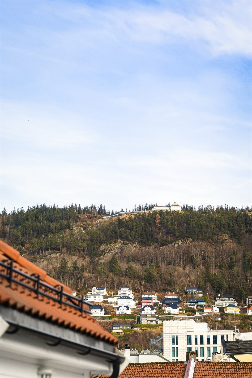 Herfra kan man kan nyte utsikten til Fløien Galleribilde