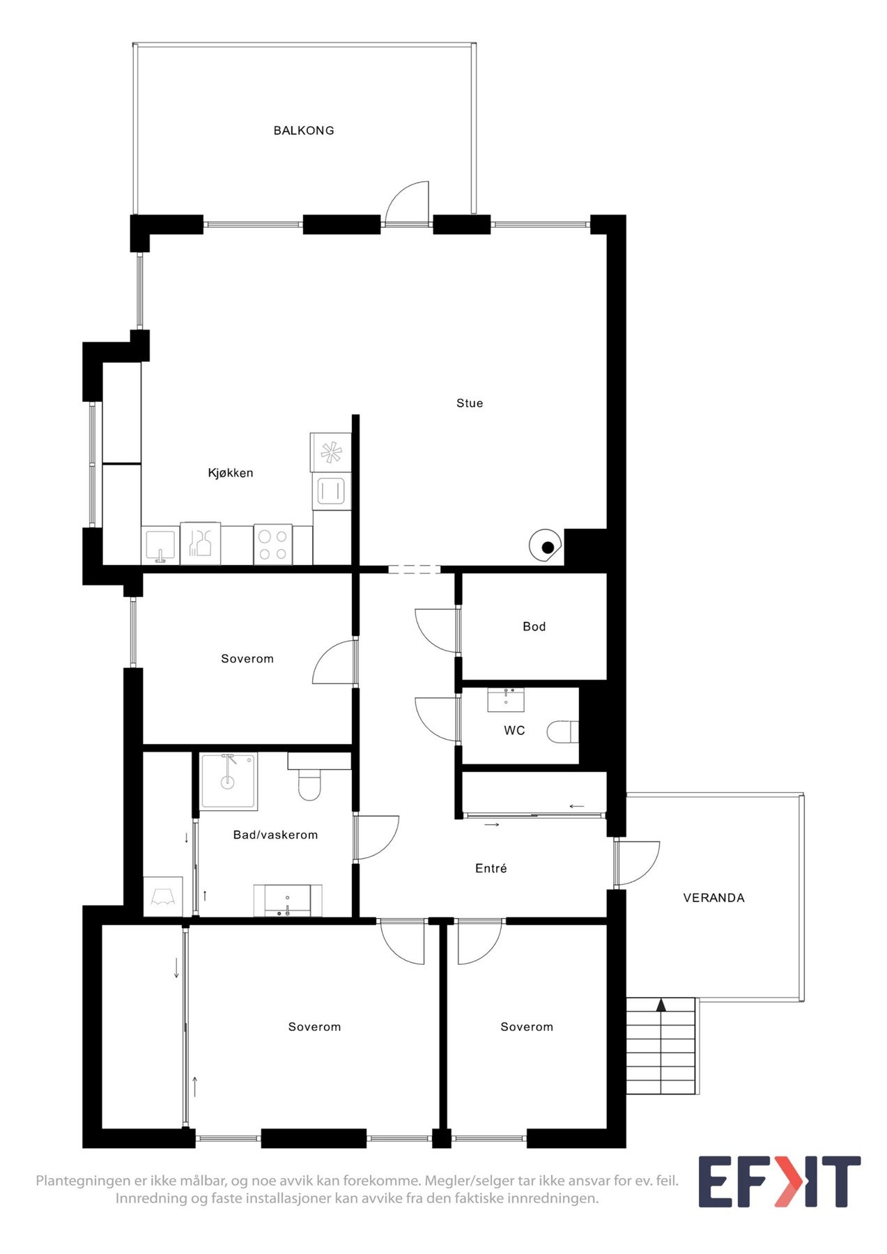 Tips! Ta målene du trenger allerede på visning. Galleribilde