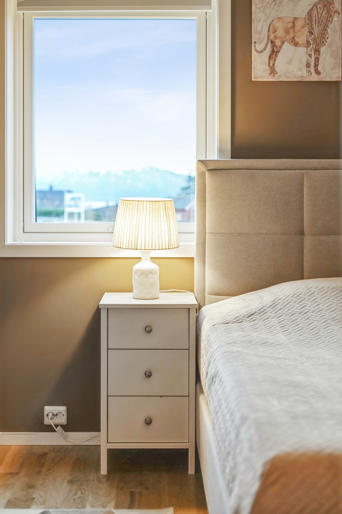 Soverommet har de samme fine overflatene som de øvrige rom. Galleribilde